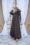 Ash Gray Crystal Abaya